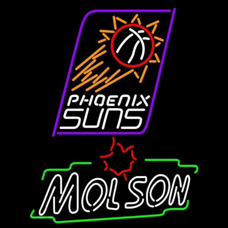 Custom Molson Phoenix Suns NBA Beer Sign Neon Sign USA