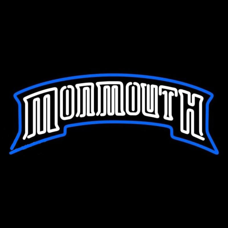 Custom Monmouth Hawks Wordmark 2005 Pres Logo NCAA Neon Sign Neon Sign USA