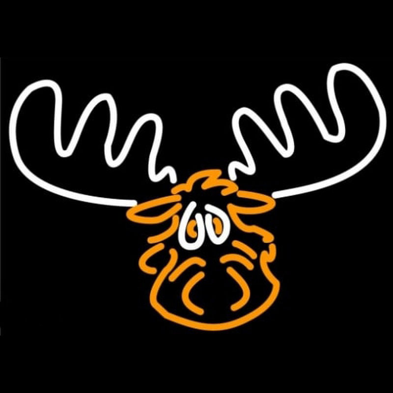 Custom Moose Head Neon Sign USA