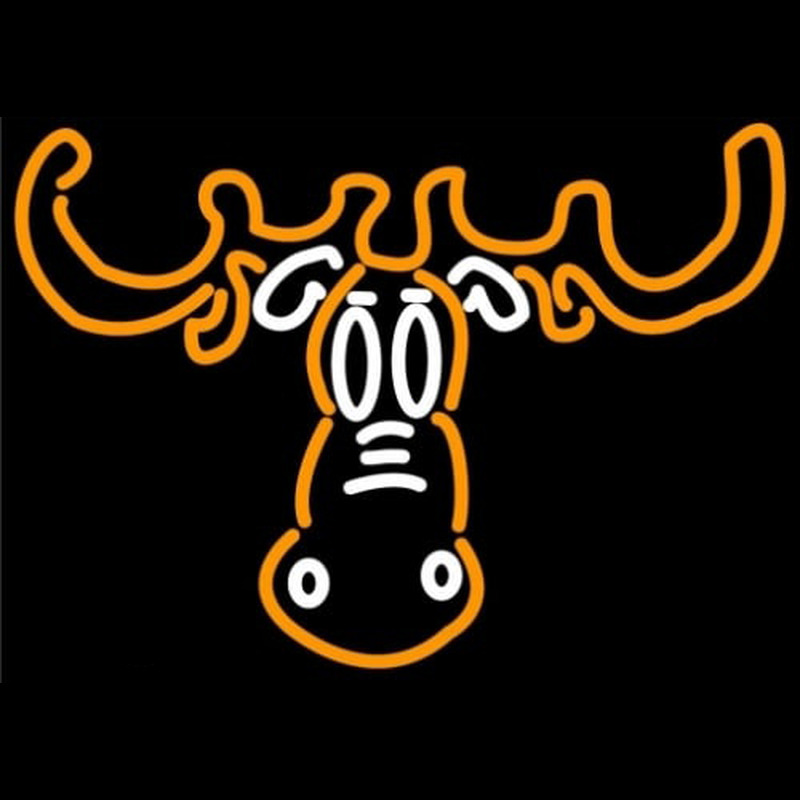Custom Moose Head Neon Sign USA