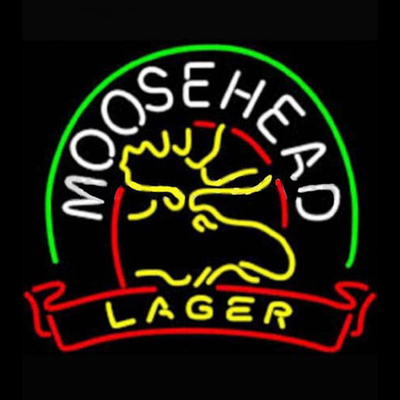 Custom Moosehead Lager Beer Neon Sign USA