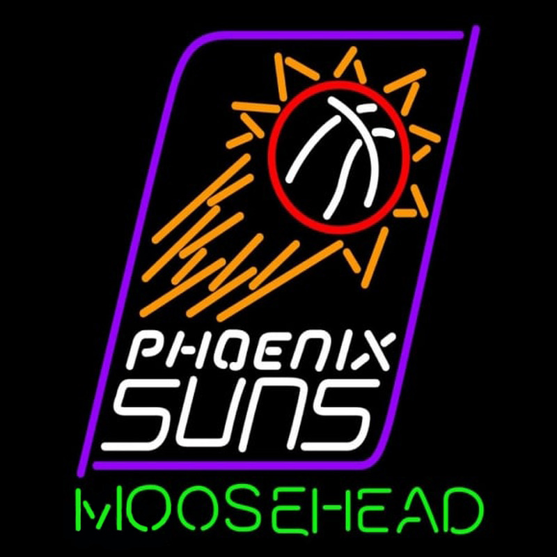 Custom Moosehead Phoenix Suns NBA Beer Sign Neon Sign USA