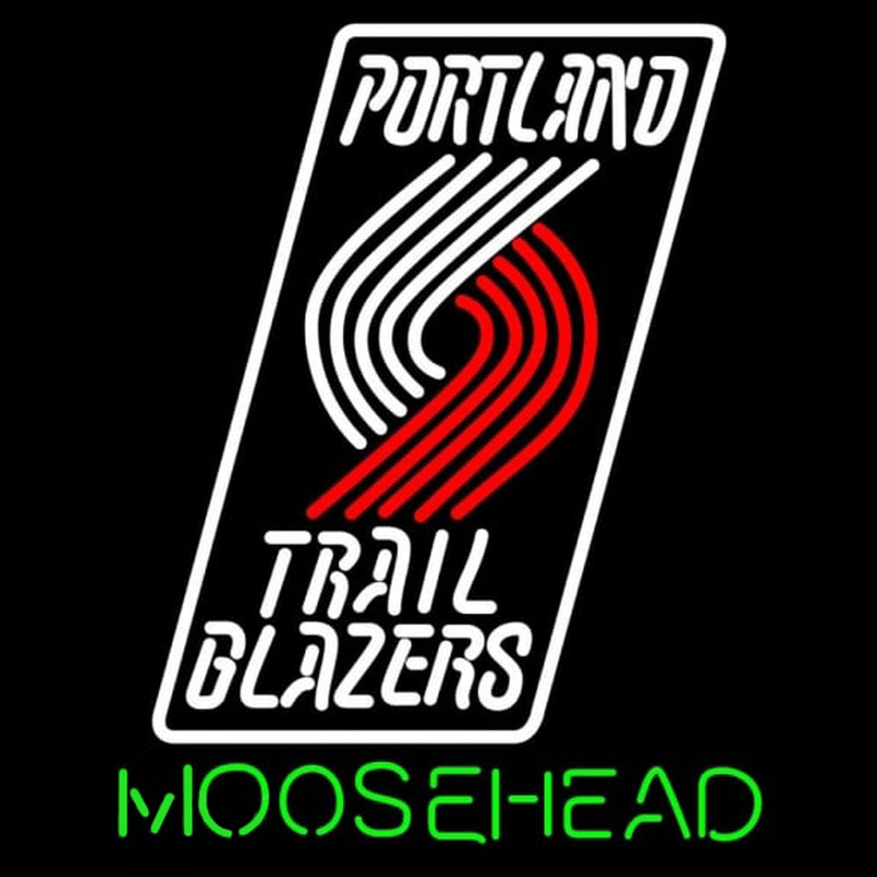 Custom Moosehead Portland Trail Blazers NBA Beer Sign Neon Sign USA