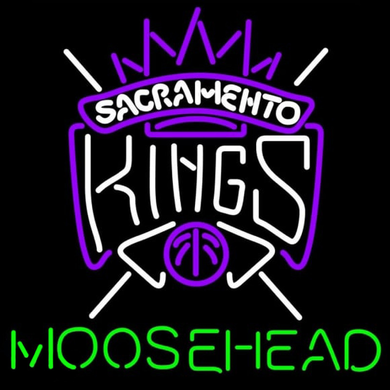 Custom Moosehead Sacramento Kings NBA Beer Sign Neon Sign USA