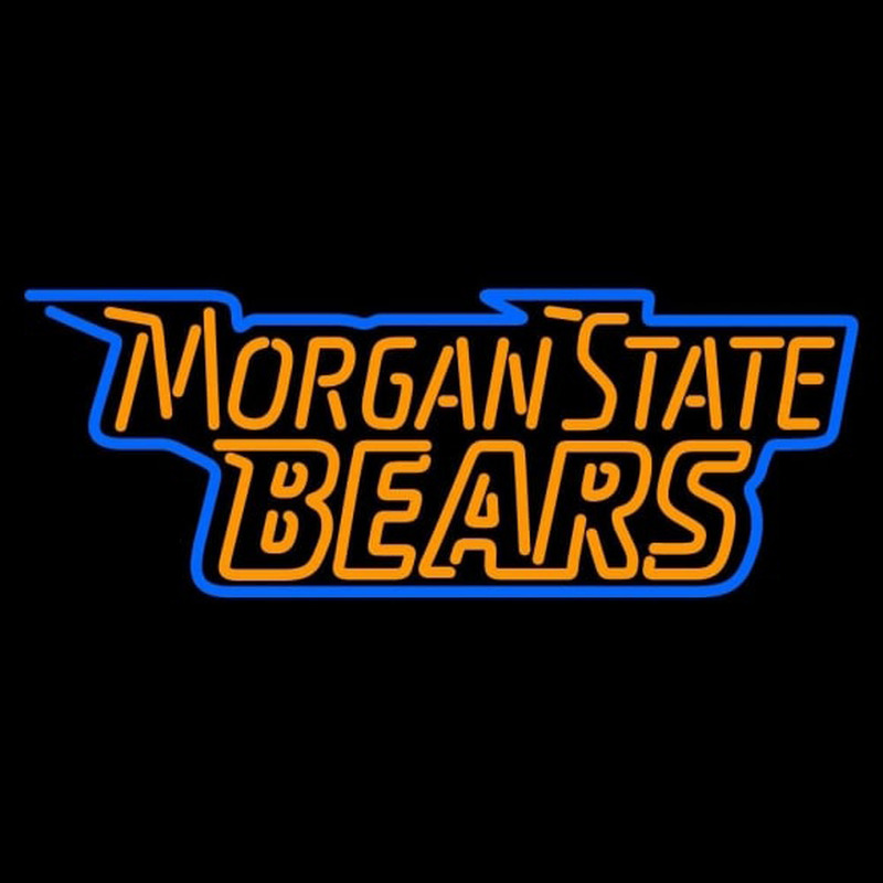 Custom Morgan State Bears Wordmark 2002 Pres Logo NCAA Neon Sign Neon Sign USA
