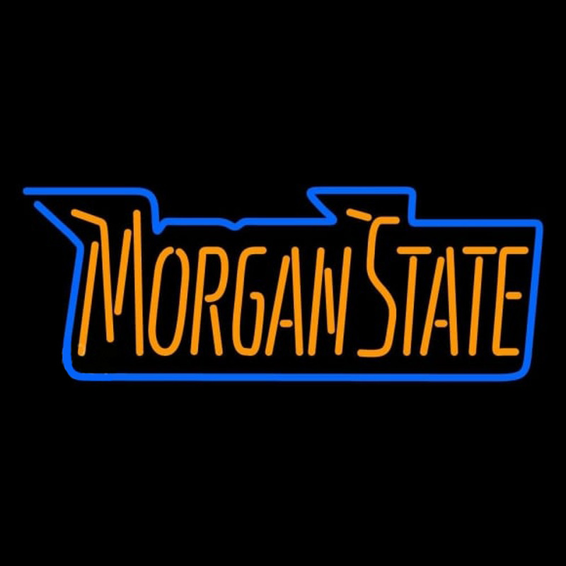 Custom Morgan State Bears Wordmark 2002 Pres Logo NCAA Neon Sign Neon Sign USA