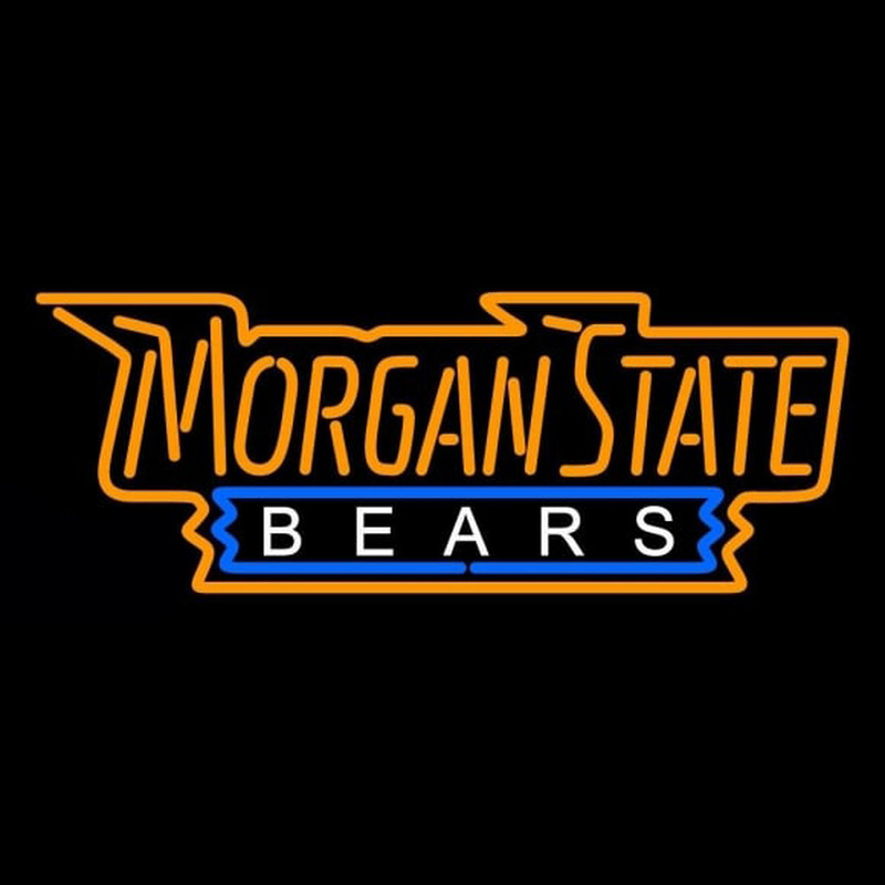 Custom Morgan State Bears Wordmark 2002 Pres Logo NCAA Neon Sign Neon Sign USA