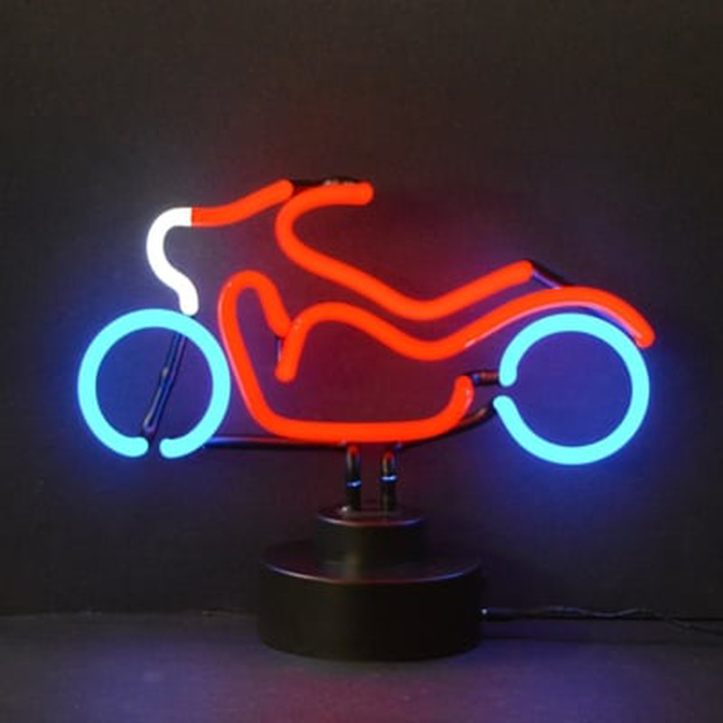 Custom Motorcycle Desktop Neon Sign