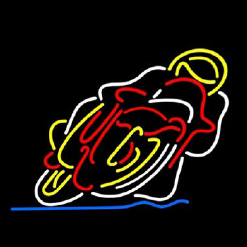 Custom Motorcycle Neon Sign USA
