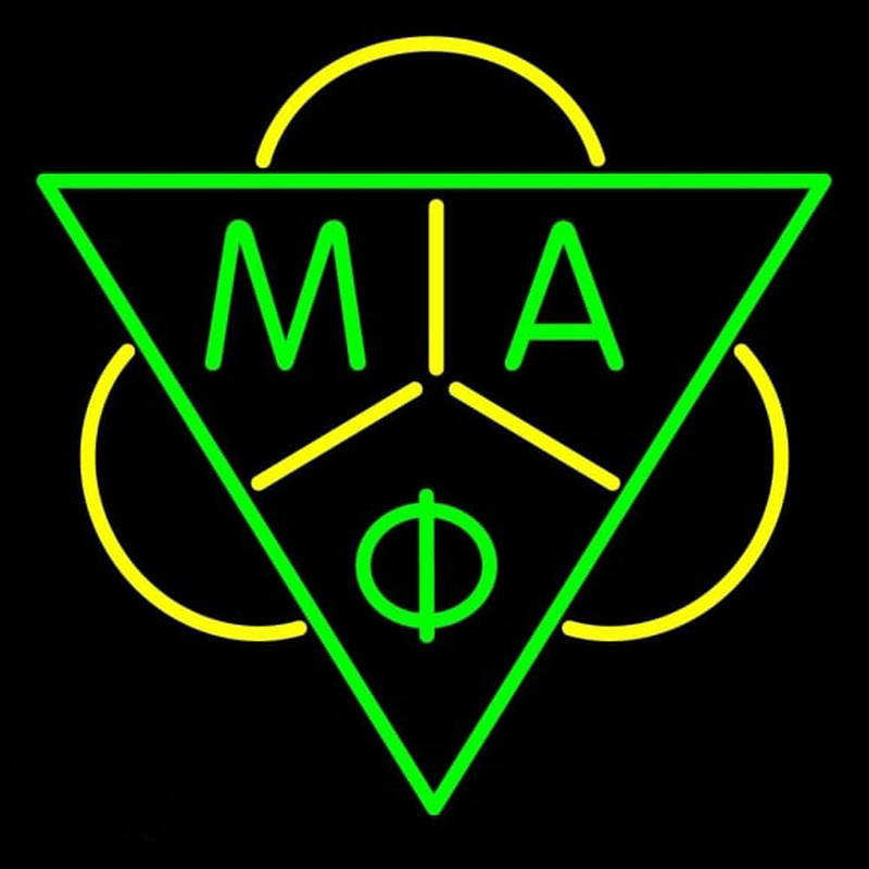 Custom Mu Alpha Phi Logo Neon Sign USA
