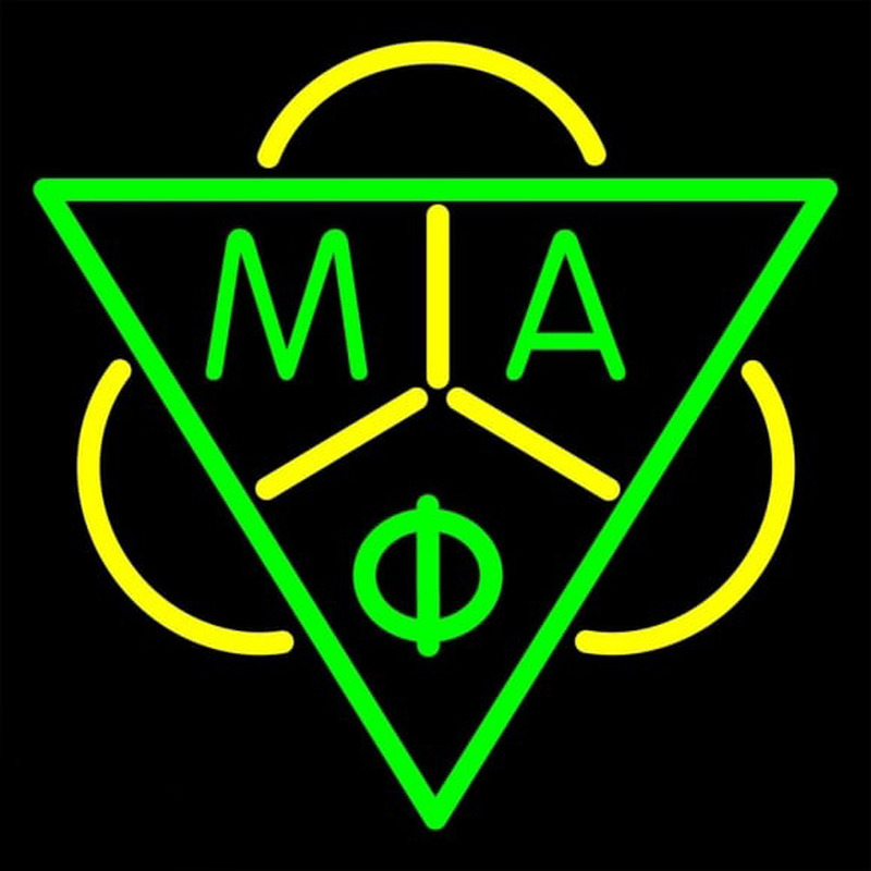 Custom Mu Alpha Phi Logo Neon Sign USA