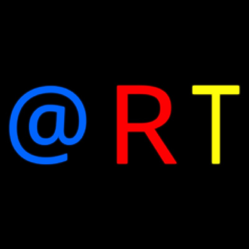 Custom Multi Color Art Block Neon Sign USA