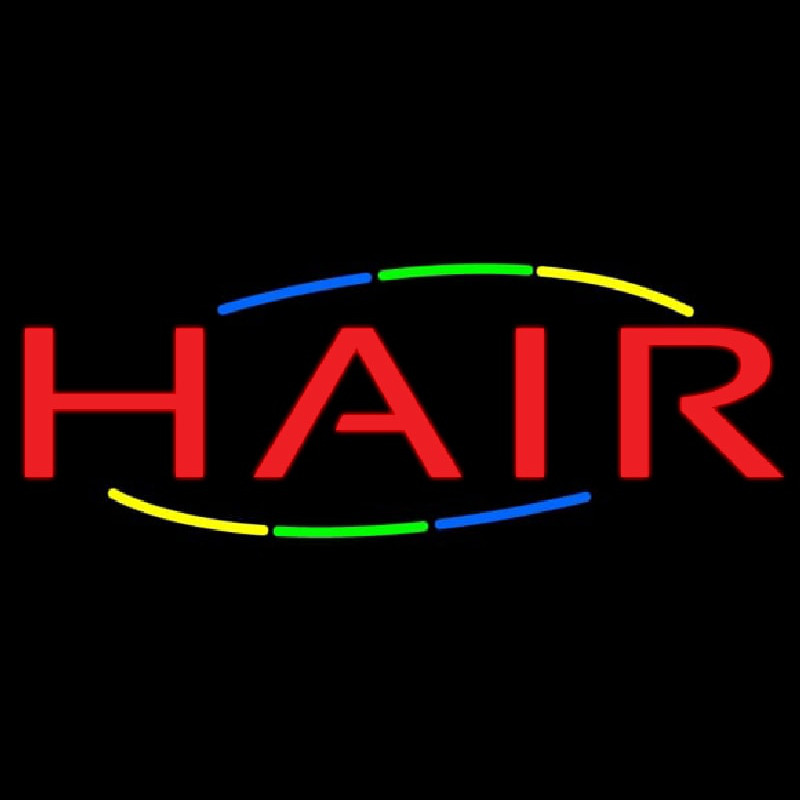 Custom Multi Colored Hair Neon Sign USA