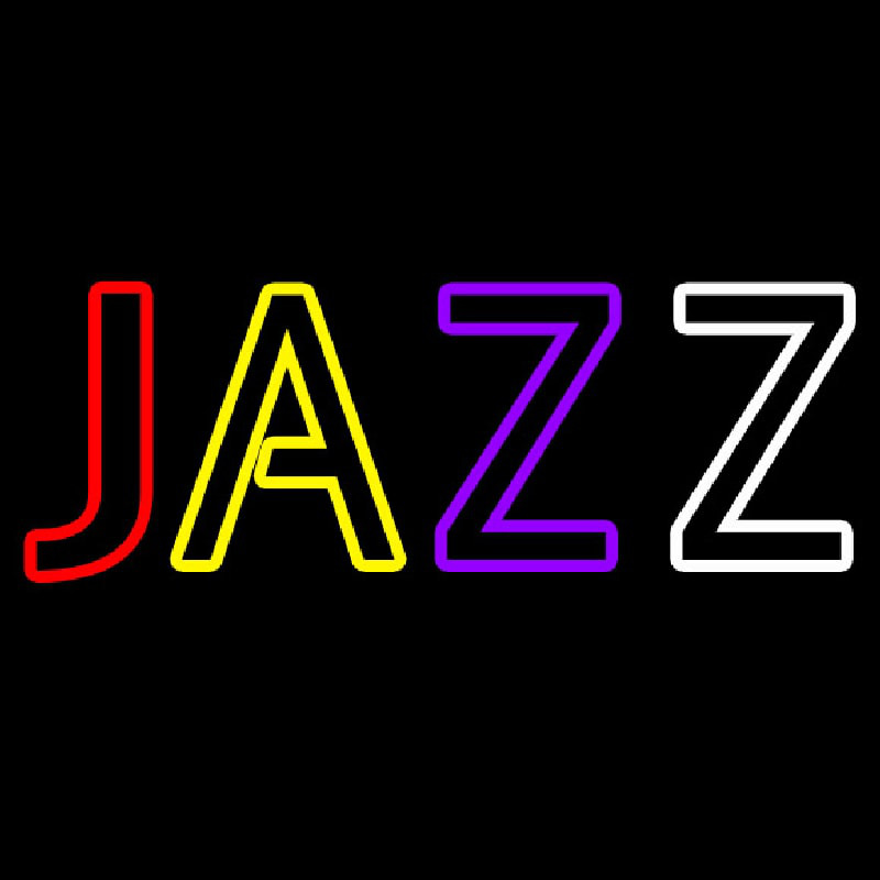 Custom Multicolor Jazz Neon Sign USA