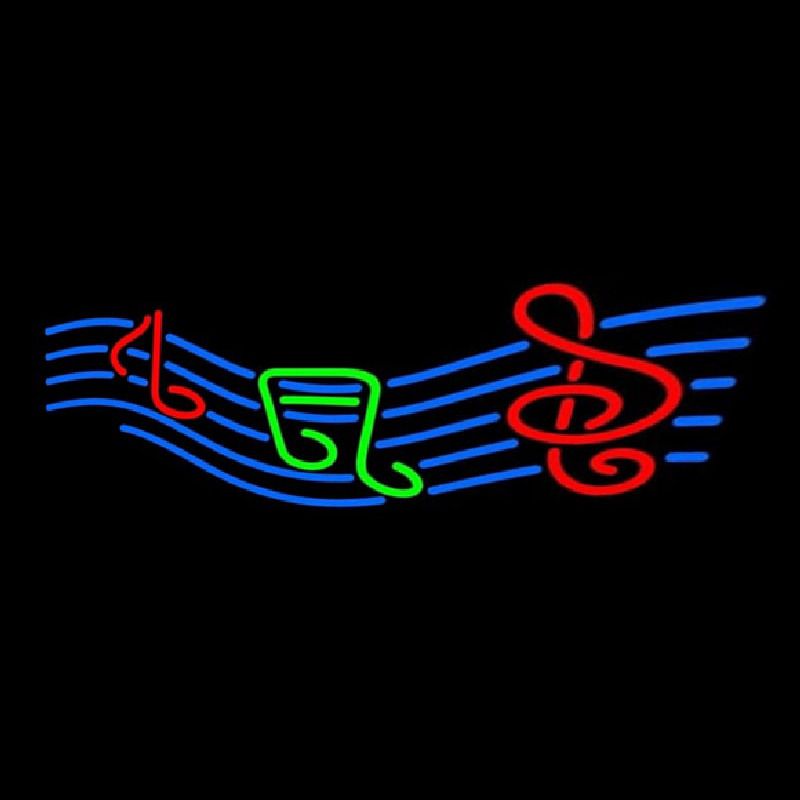Custom Musical Note 1 Neon Sign USA