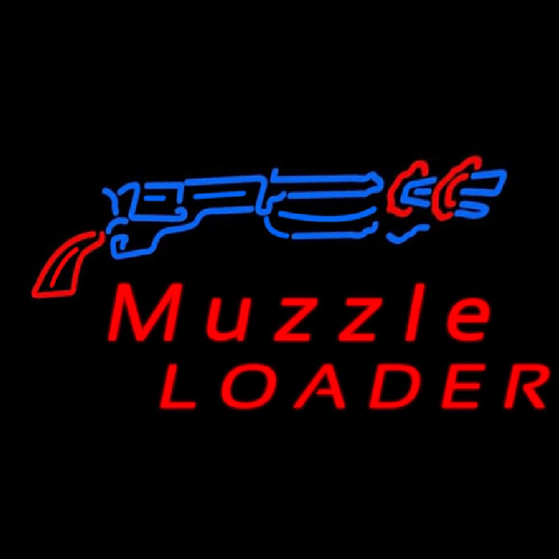 Custom Muzzle Loader Neon Sign USA