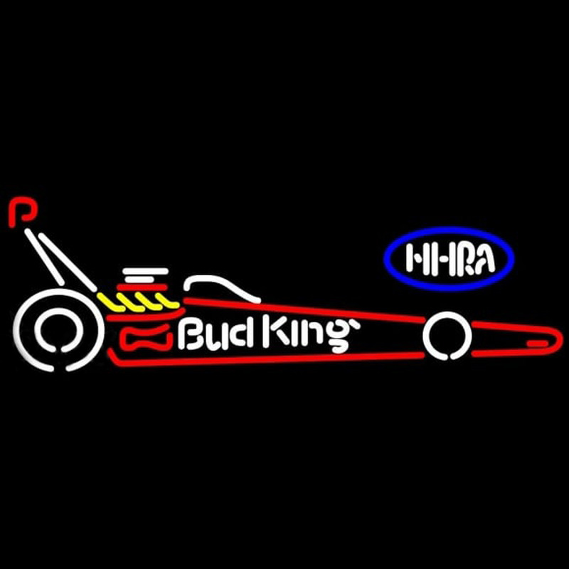 Custom NHRA Dragster Bud King Beer Sign Neon Sign USA