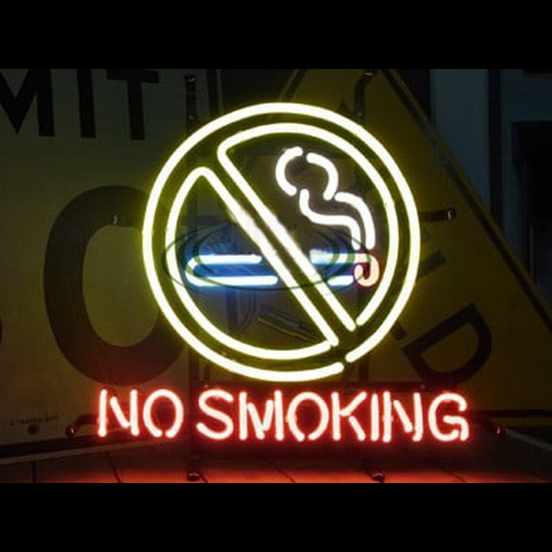 Custom NO SMOKING Neon Sign USA