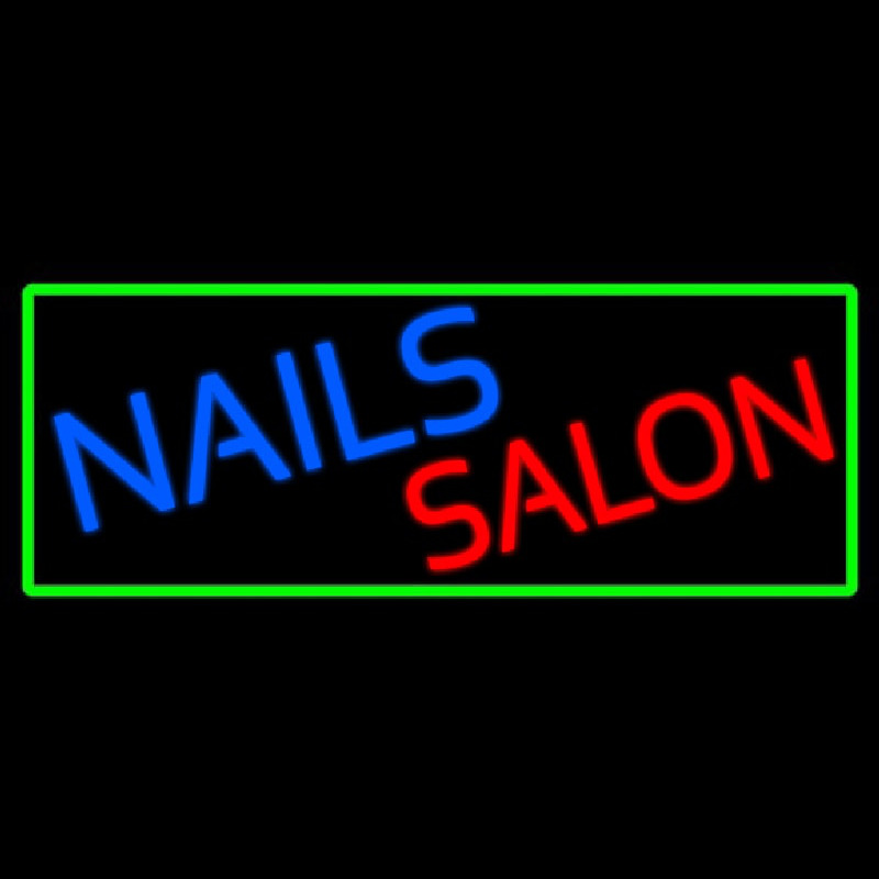 Custom Nail Salon Neon Sign USA