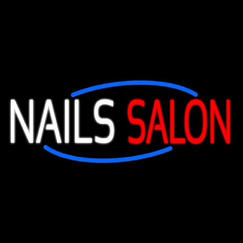 Custom Nail Salon Neon Sign USA