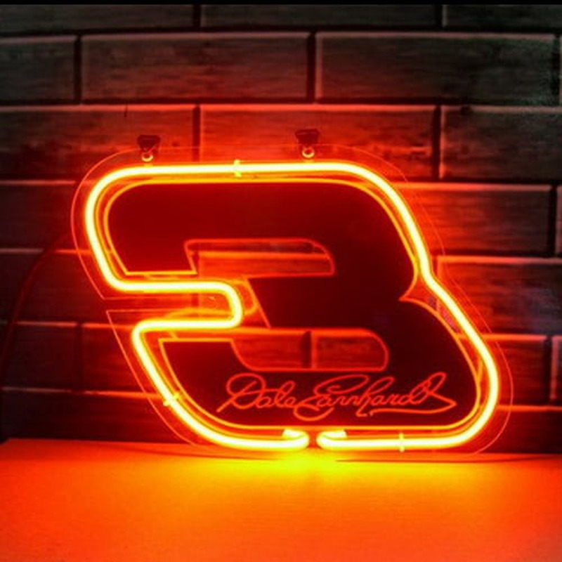 Custom Nascar #3 Dale Earnhardt Neon Sign USA