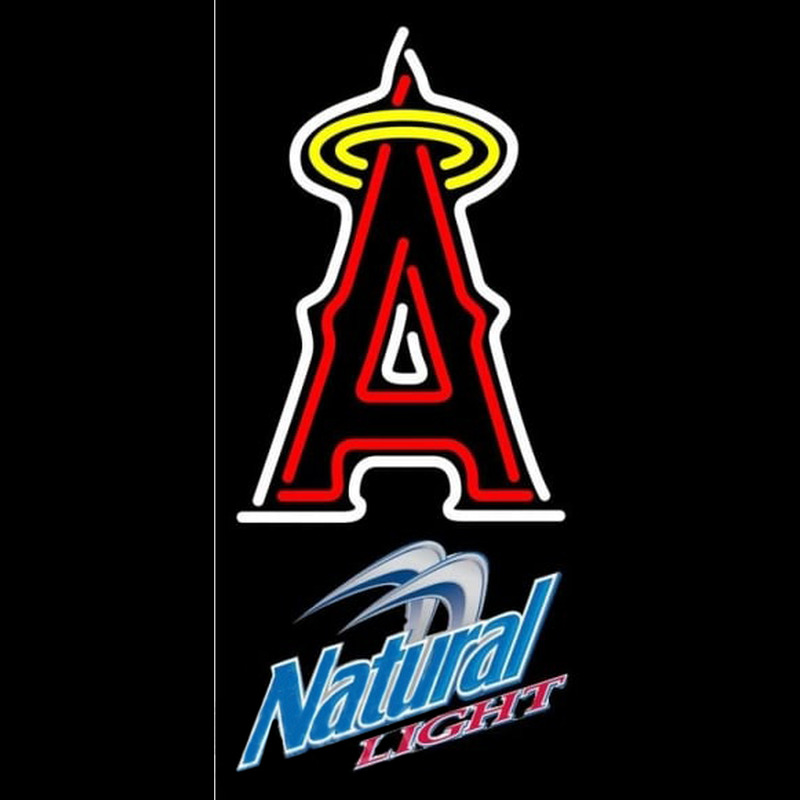 Custom Natural Light Anaheim Angels MLB Beer Sign Neon Sign USA