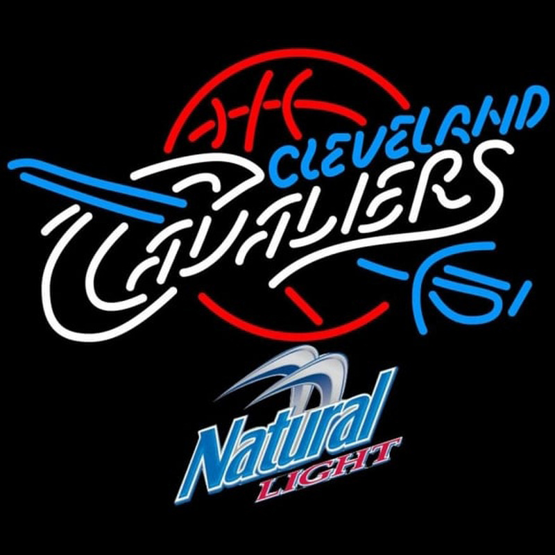 Custom Natural Light Cleveland Cavaliers NBA Beer Sign Neon Sign USA