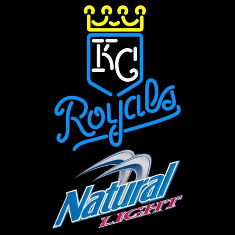 Custom Natural Light Kansas City Royals MLB Beer Sign Neon Sign USA