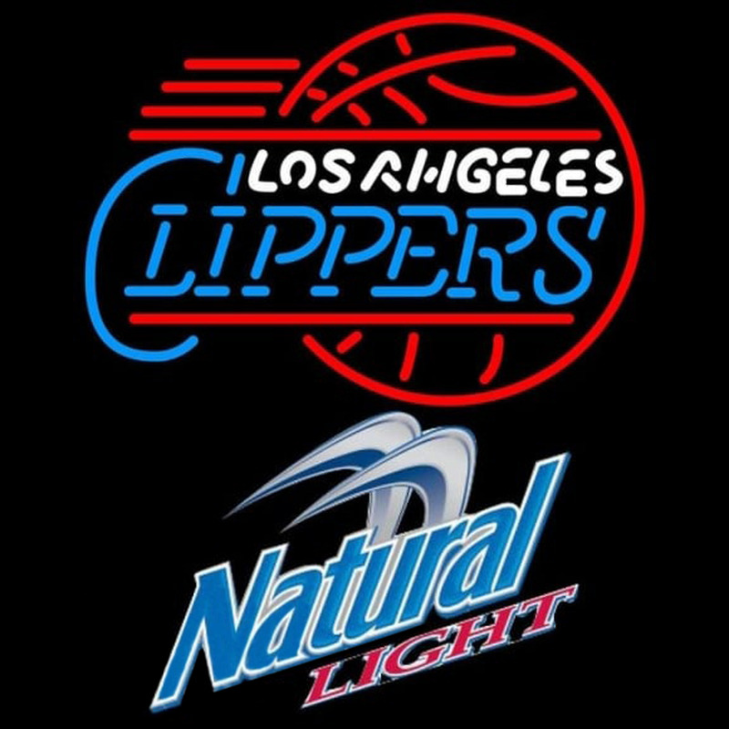 Custom Natural Light Los Angeles Clippers NBA Beer Sign Neon Sign USA