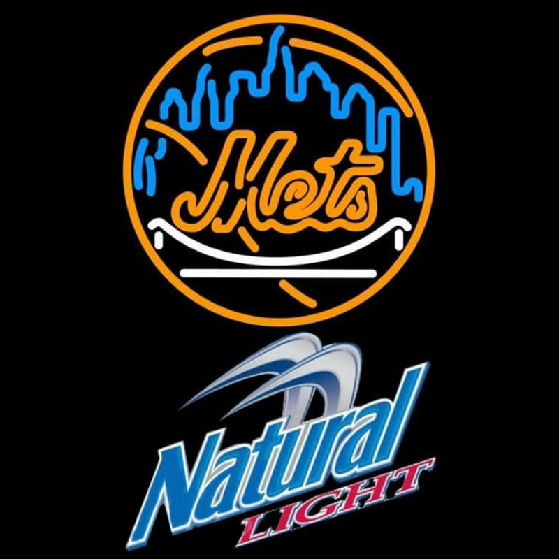 Custom Natural Light New York Mets MLB Beer Sign Neon Sign USA