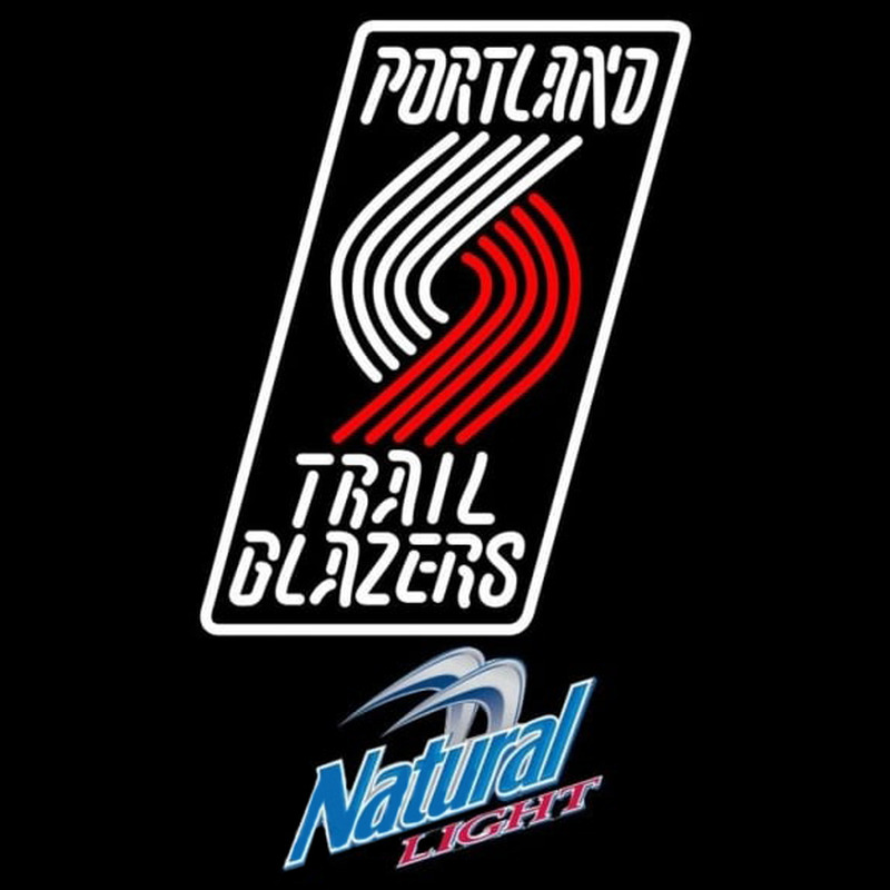 Custom Natural Light Portland Trail Blazers NBA Beer Sign Neon Sign USA