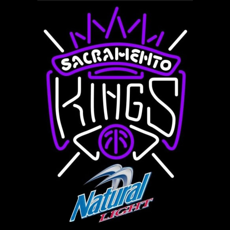 Custom Natural Light Sacramento Kings NBA Beer Sign Neon Sign USA