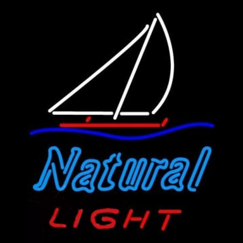 Custom Natural Light Sailboat Neon Sign USA
