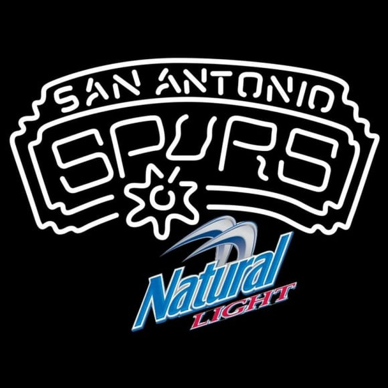 Custom Natural Light San Antonio Spurs NBA Beer Sign Neon Sign USA
