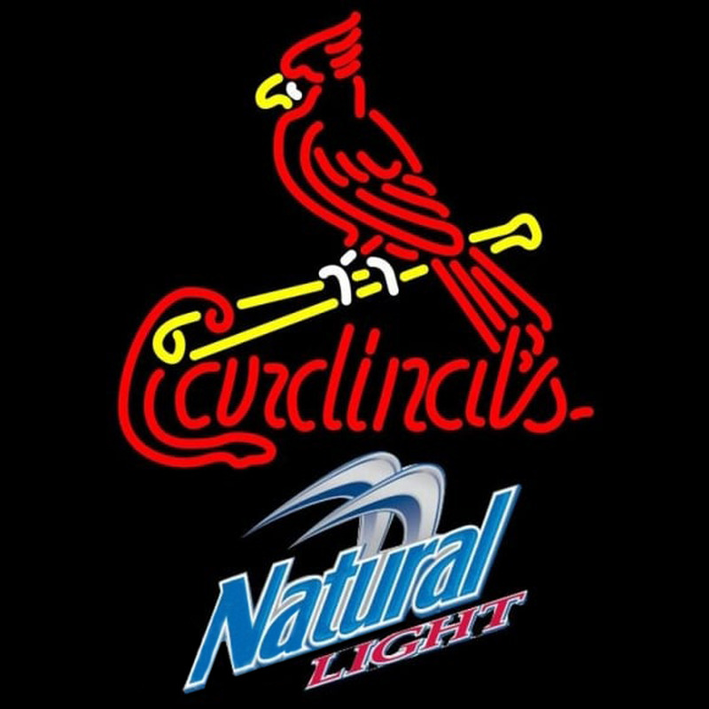 Custom Natural Light St Louis Cardinals MLB Beer Sign Neon Sign USA
