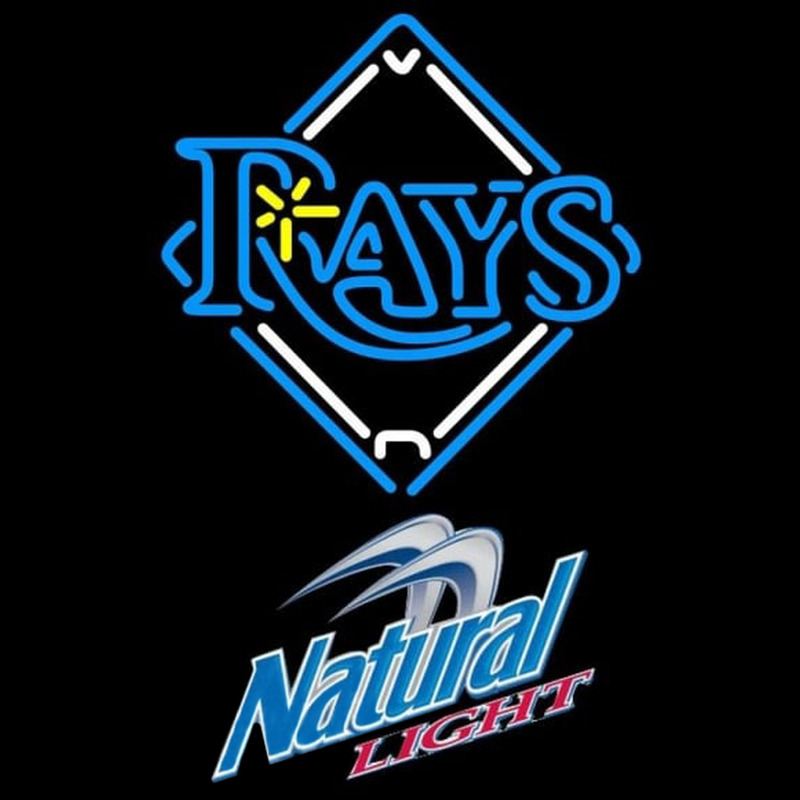 Custom Natural Light Tampa Bay Rays MLB Beer Sign Neon Sign USA