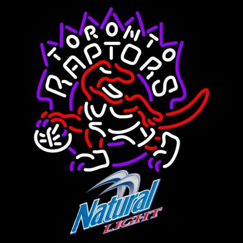 Custom Natural Light Toronto Raptors NBA Beer Sign Neon Sign USA
