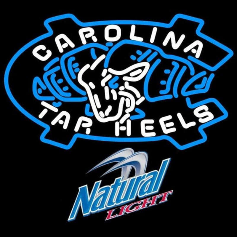 Custom Natural Light Unc North Carolina Tar Heels MLB Beer Sign Neon Sign USA