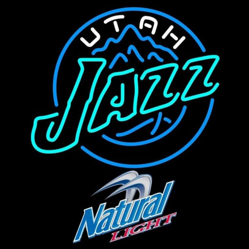 Custom Natural Light Utah Jazz NBA Beer Sign Neon Sign USA