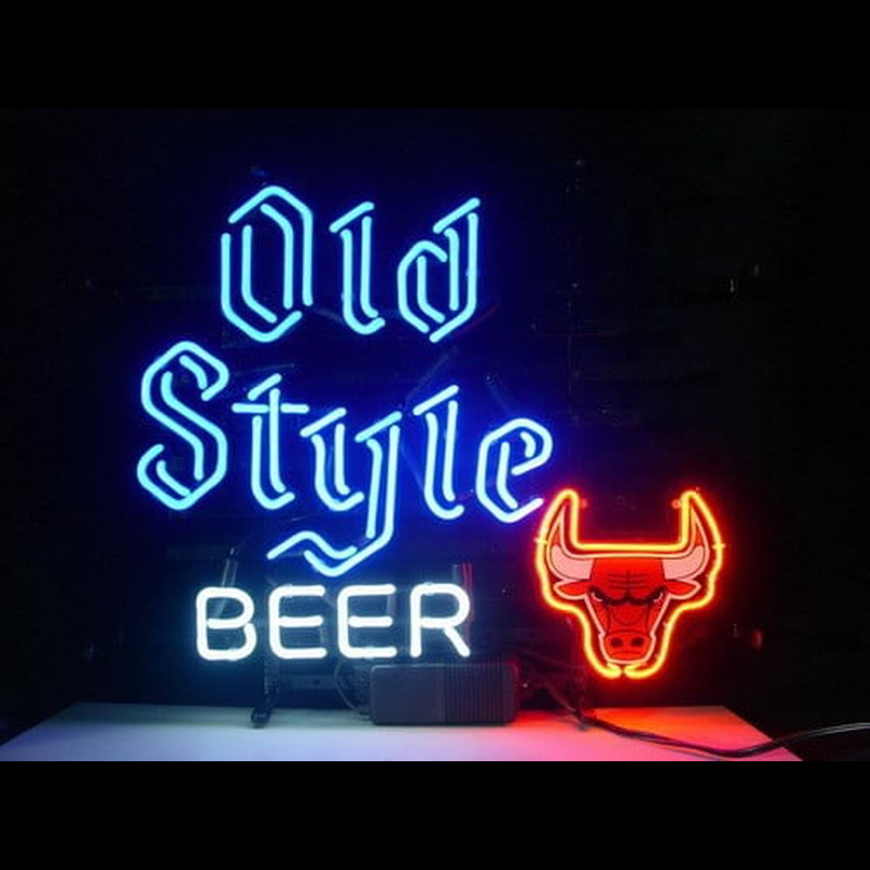Custom Nba Chicago Bulls Old Style Beer Basketball Neon Sign USA