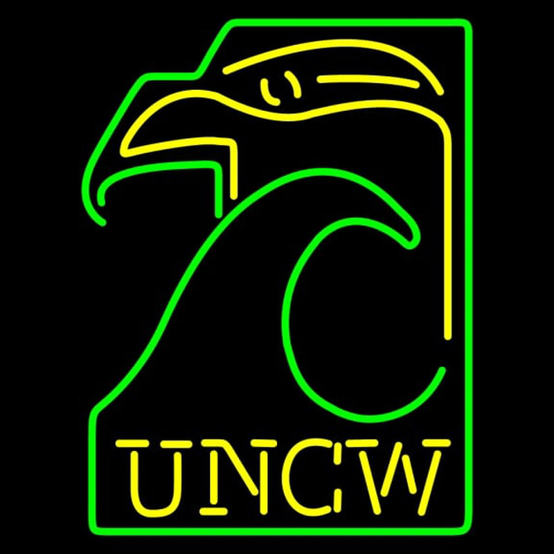 Custom Nc Wilmington Seahawks Primary Pres Logo NCAA Neon Sign Neon Sign USA