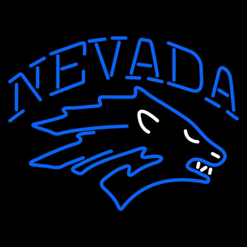 Custom Nevada Wolf Pack Primary Pres Logo NCAA Neon Sign Neon Sign USA