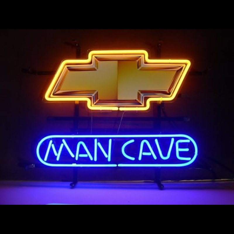 Custom New Chevrolet Chevy Man Cave Neon Sign USA