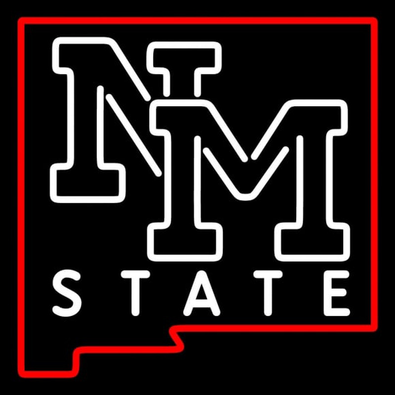 Custom New Mexico State Aggies Primary Logo NCAA Neon Sign Neon Sign USA