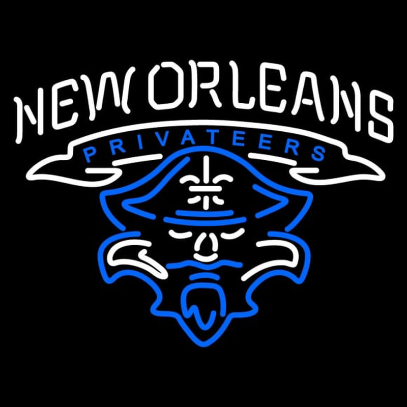 Custom New Orleans Privateers Primary Pres Logo NCAA Neon Sign Neon Sign USA