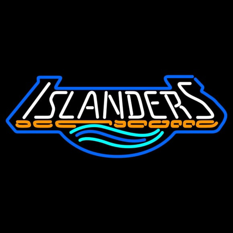 Custom New York Islanders Wordmark Logo Nhl Neon Sign Neon Sign USA