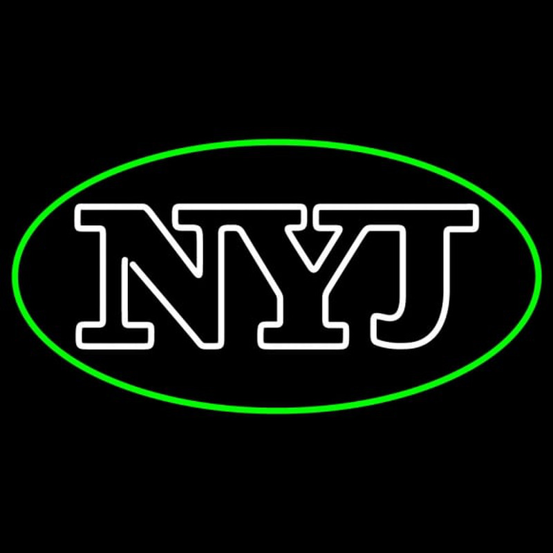 Custom New York Jets Alternate   Logo NFL Neon Sign Neon Sign USA