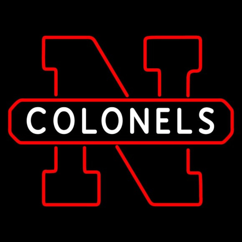 Custom Nicholls State Colonels Alternate Pres Logo NCAA Neon Sign Neon Sign USA