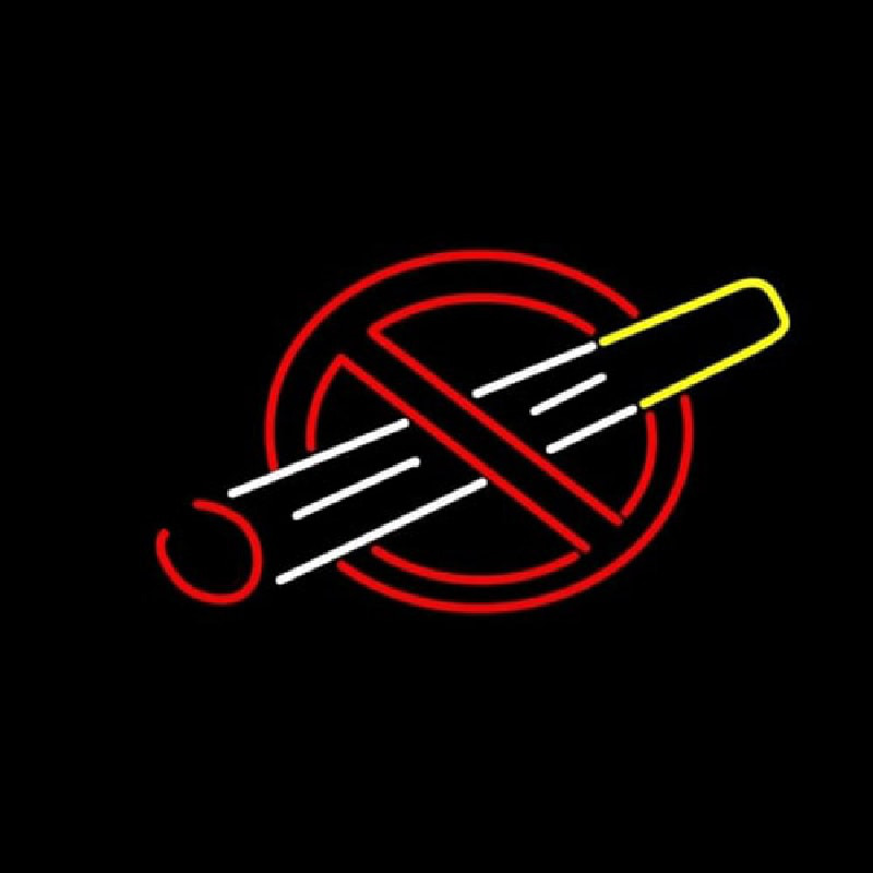 Custom No Smoking Bar Neon Sign USA