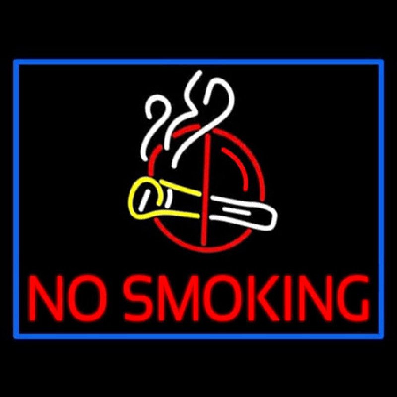 Custom No Smoking Neon Sign USA